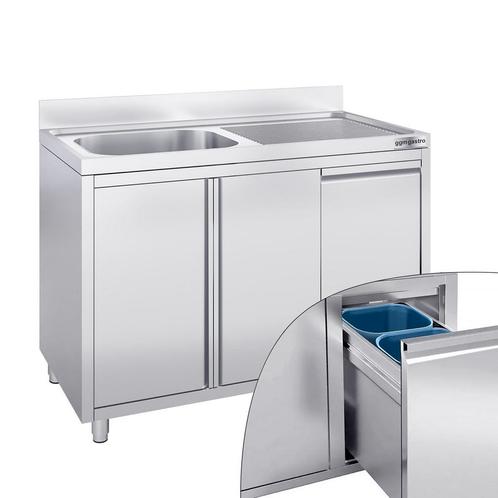 GGM Gastro | Spoelbakkast - 1200x700mm - met vuilnisbak & 1, Zakelijke goederen, Horeca | Keukenapparatuur, Nieuw in verpakking