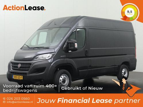 Fiat Ducato Bestelbus L2 H2 2021 Diesel Handgeschakeld, Auto's, Fiat, Dealer onderhouden, Te koop, Zwart, Handgeschakeld, Financial lease