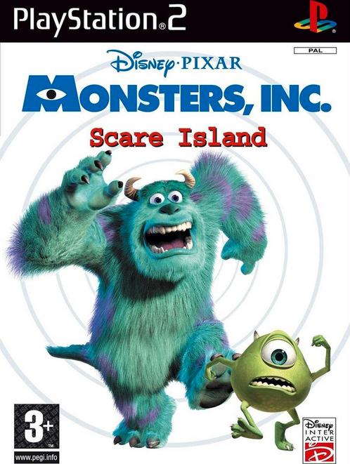 Playstation 2 Monsters en Co.: Schrik Eiland, Spelcomputers en Games, Games | Sony PlayStation 2, Zo goed als nieuw, Verzenden