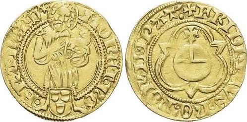Gulden Frankfurt-kaiserliche en koenigliche Muenzstaette..., Postzegels en Munten, Munten | Europa | Niet-Euromunten, Verzenden