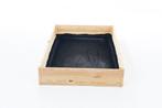 Moestuinbak - kweekbak - 140x80x18 cm - hout - met gronddoek, Tuin en Terras, Kweekspullen, Ophalen of Verzenden, Nieuw