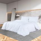 vidaXL Dekbedovertrekset 155x220 cm katoen wit, Verzenden, Nieuw, Wit