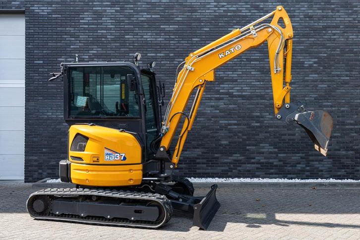 Nieuwe KATO HD37-V5 minigraver | uit voorraad leverbaar!, Zakelijke goederen, Machines en Bouw | Kranen en Graafmachines, Graafmachine