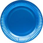 Blauwe Borden Mat 23cm 8st, Verzenden, Nieuw