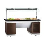 GGM Gastro | Koud buffet toonbank DUBLIN - 2000mm - met |, Verzenden, Nieuw in verpakking, Hotelinrichting