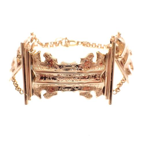 Antiek gouden armband van bijbel slot uit 1858 | Ø 60 mm, Sieraden, Tassen en Uiterlijk, Armbanden, Goud, Gebruikt, Goud, Verzenden