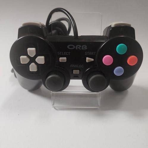 ORB Zwarte Controller Playstation 2, Spelcomputers en Games, Games | Sony PlayStation 2, Ophalen of Verzenden