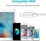 Lightning kabel – Geschikt voor iPhone iPad AirPods iPod –, Ophalen of Verzenden, Nieuw
