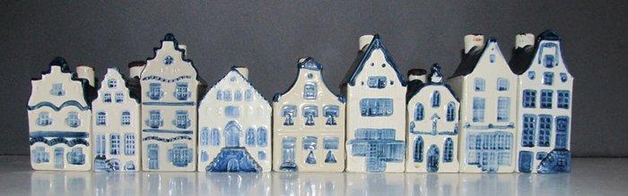 KLM-huisje (9) - canal houses RYNBENDE - vierkant /square, Antiek en Kunst, Antiek | Glas en Kristal