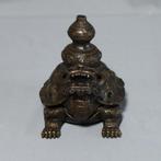 Unknown Artist – Copper Turtle Incense Burner - Beeld Koper, Antiek en Kunst
