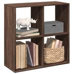 vidaXL Kamerscherm / boekenkast 69,5x29x69,5 cm hout bruin, Huis en Inrichting, Verzenden, Nieuw, Overige houtsoorten