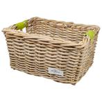 Wicked Rieten Fietsmand L Lime Solid grijs, Fietsen en Brommers, Fietsaccessoires | Fietsmanden, Verzenden, Nieuw