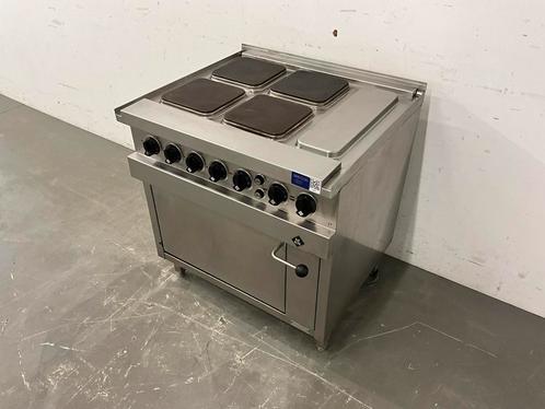 MKN 4-Pits Elektrisch fornuis met oven, Zakelijke goederen, Horeca | Keukenapparatuur, Gebruikt, Fornuis, Frituur en Grillen, Ophalen of Verzenden