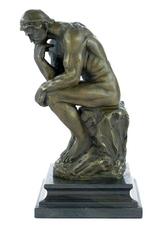 Auguste Rodin (1840-1917) - after - sculptuur, The Thinker -, Antiek en Kunst