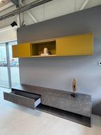 Stijlvol TV-meubel in Marmerkleur Scuro &amp; Olijfgroen, Ophalen, Nieuw, 200 cm of meer