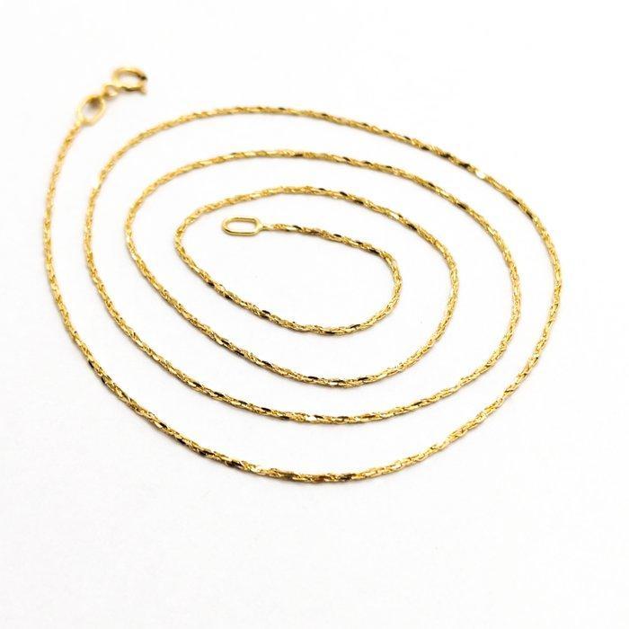 Zonder Minimumprijs - Halsketting - 18 karaat Geel goud, Sieraden, Tassen en Uiterlijk, Kettingen