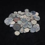 Oudheid. Lot of 65 Uncleaned Coins | 2nd Century BC -7th, Postzegels en Munten, Munten | Europa | Niet-Euromunten