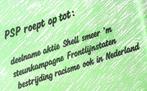STOP APARTHEID STEUN UDF EN ANC op vintage poster (Posters), Verzamelen, Verzenden, Nieuw, Overige onderwerpen, Met lijst