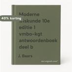 Moderne wiskunde 10e editie 1 vmbo-kgt antwoordenboek deel b, Boeken, Verzenden, Gelezen, J. Baars