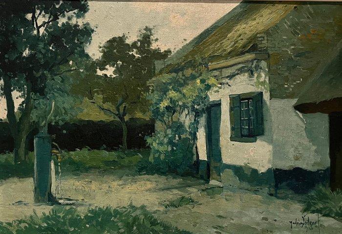 Andries Verleur (1876-1953) - Boerderijtje, Antiek en Kunst, Kunst | Schilderijen | Klassiek