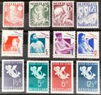 Nederland 1924/1936 - Selectie kind jaren 20/30 postfris, Gestempeld