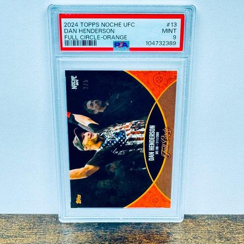 Topps Graded card - UFC - Dan Henderson 3/5 - 2024 Topps, Verzamelen, Stickers