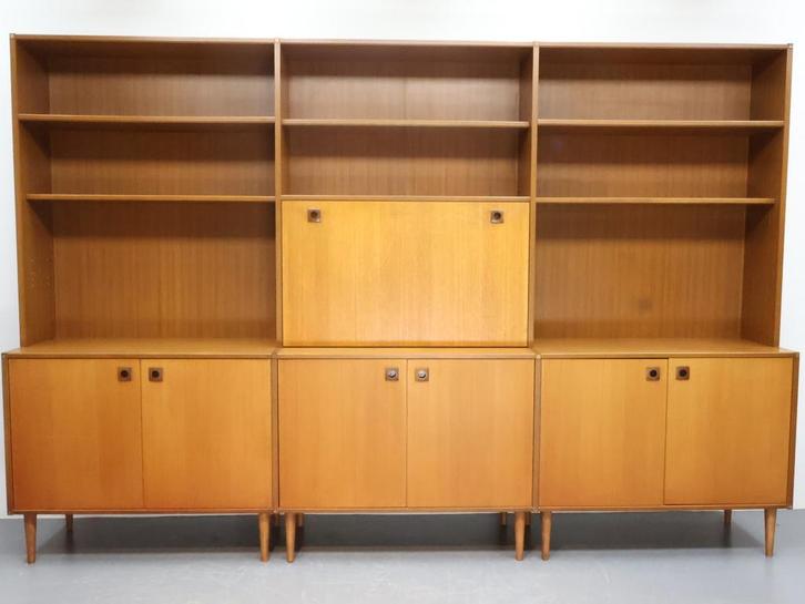 Groot vintage wandmeubel Formule Kemkes Meubelfabriek, Huis en Inrichting, Kasten | Wandmeubels, 50 tot 75 cm, Met lade(s), Met deur(en)