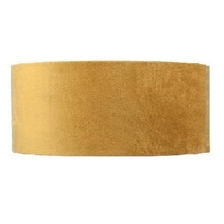 Stoffen lampenkap velvet | Oker Geel met Gouden binnenkant, Huis en Inrichting, Lampen | Lampenkappen, 25 tot 50 cm, Rond, Overige kleuren