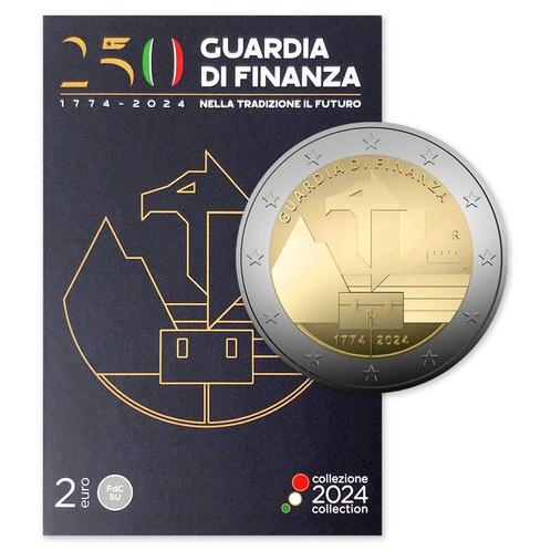 Italië 2 Euro Guardia di Finanza 2024 BU, Postzegels en Munten, Munten | Europa | Euromunten, Verzenden
