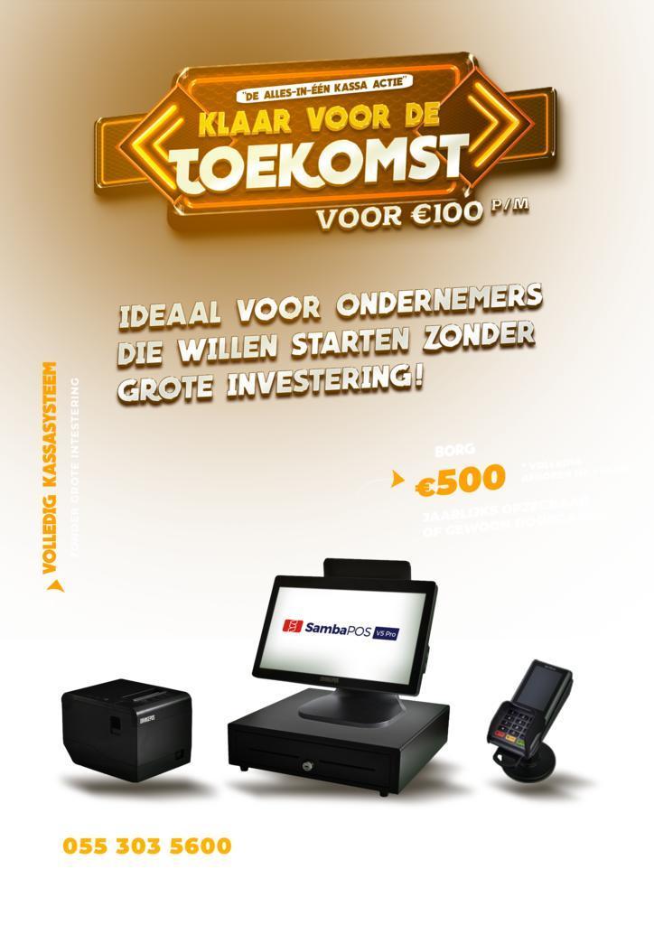 Kassa hardware & software huren + Gratis Pin, Zakelijke goederen, Kantoor en Winkelinrichting | Kassa's en Betaalsystemen, Ophalen of Verzenden