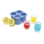 BarUp IJs shotglazen vorm - 4 stuks - siliconen - blauw -..., Witgoed en Apparatuur, IJsmachines, Ophalen of Verzenden, Nieuw