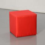 Officenow poef, rood, 43 x 43 cm, Huis en Inrichting, Barkrukken, Ophalen of Verzenden, Nieuw