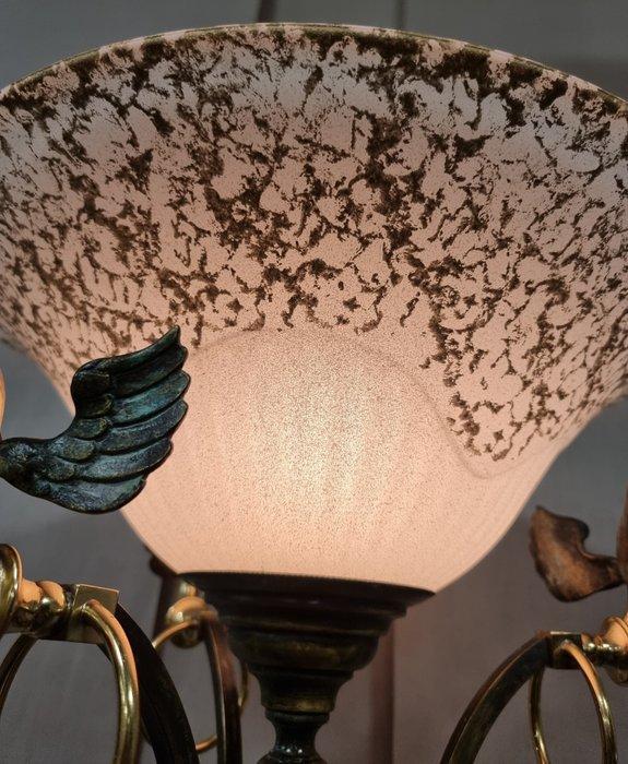 Staande lamp - Messing - Stehlamp Arte Deco, Antiek en Kunst, Curiosa en Brocante