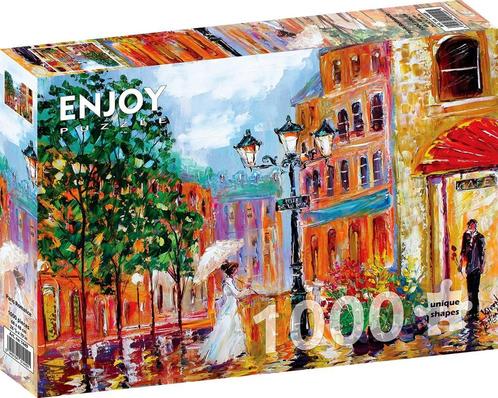 Paris Romance Puzzel (1000 stukjes) | Enjoy Puzzle - Puzzels, Hobby en Vrije tijd, Denksport en Puzzels, Nieuw, Verzenden