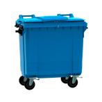 Afvalcontainer 770 liter blauw met driekantslot, Huis en Inrichting, Nieuw, Ophalen of Verzenden