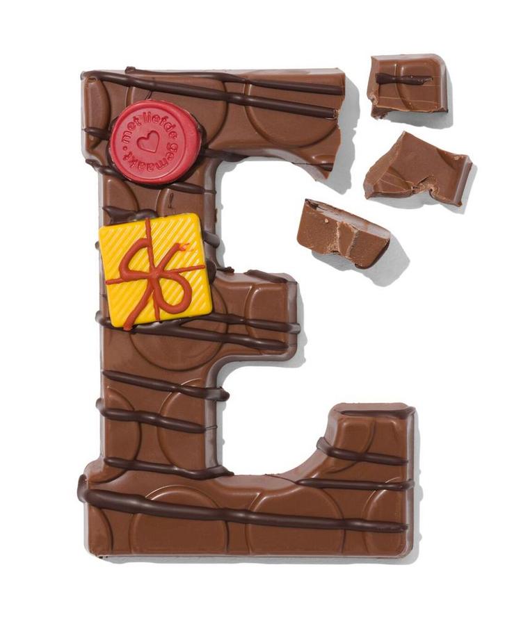 HEMA Handgedecoreerde chocoladeletter melk E 180g, Diversen, Sinterklaas, Nieuw, Verzenden