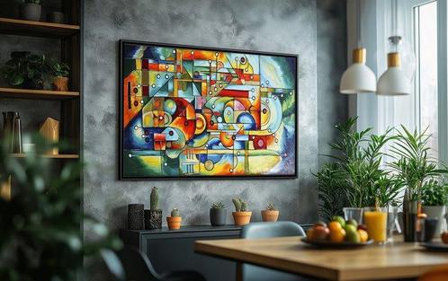 Ksavera - Cubism A1312 - abstract painting on XXL canvas, Antiek en Kunst, Kunst | Schilderijen | Modern
