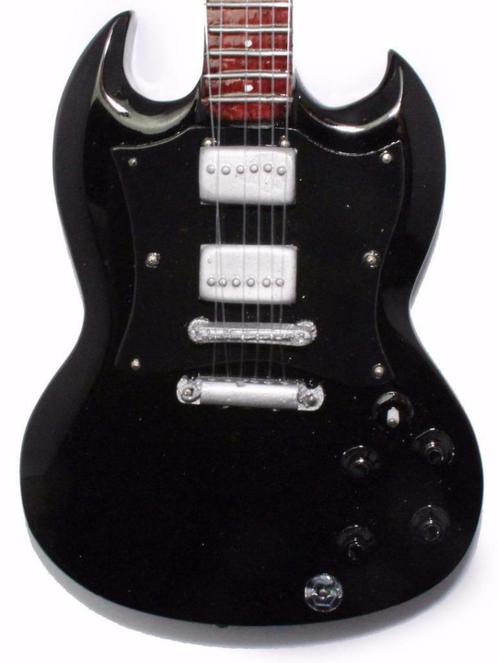 Miniatuur Gibson SG gitaar met gratis standaard, Verzamelen, Muziek, Artiesten en Beroemdheden, Overige typen, Nieuw, Ophalen of Verzenden