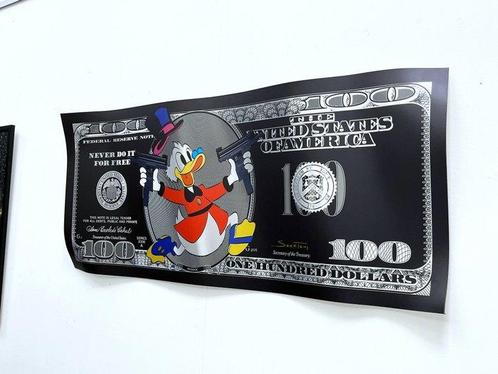 Suketchi - Scrooge McDuck UZI Money Crumple (No Reserve), Antiek en Kunst, Kunst | Schilderijen | Modern