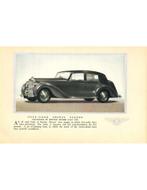 1946 BENTLEY MARK VI BROCHURE ENGELS, Nieuw, Author