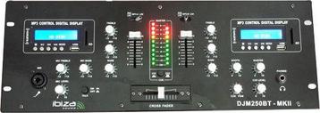 Ibiza Sound DJM250BT-MKII DJ Mixer Met Bluetooth En USB beschikbaar voor biedingen