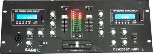 Ibiza Sound DJM250BT-MKII DJ Mixer Met Bluetooth En USB, Muziek en Instrumenten, Microfoons, Nieuw, Verzenden