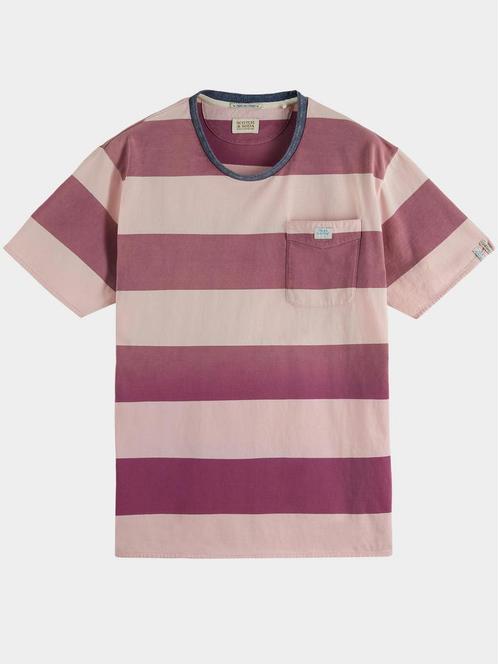 47% Scotch & Soda  T-Shirts  maat M, Kleding | Heren, T-shirts, Roze, Nieuw, Verzenden
