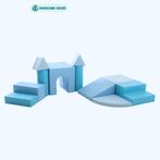 Foam blokken kasteel | Blauw (sensorisch speelgoed), Ophalen of Verzenden, Nieuw