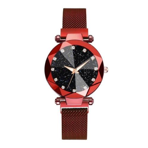 Starry Night Horloge Dames - Luxe Anoloog Kwarts Uurwerk, Sieraden, Tassen en Uiterlijk, Smartwatches, Nieuw, Verzenden