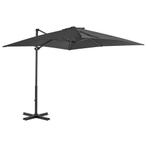 vidaXL Zweefparasol met aluminium paal 250x250 cm, Tuin en Terras, Parasols, Verzenden, Nieuw, 2 tot 3 meter, Zweefparasol