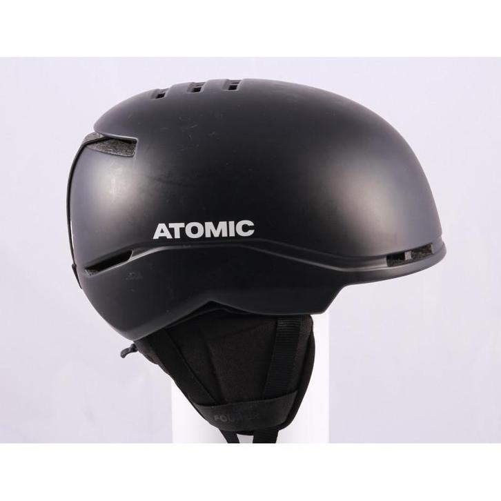 48 49 50 51 skihelm/snowboardhelm ATOMIC FOUR JR, black/matt, Sport en Fitness, Skiën en Langlaufen, Skiën, Overige typen, Gebruikt