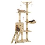 vidaXL Kattenkrabpaal met sisal krabpalen 138 cm, Dieren en Toebehoren, Katten-accessoires, Verzenden, Nieuw