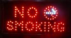 Niet roken non smoking lamp LED verlichting bord lichtbak, Verzenden, Nieuw