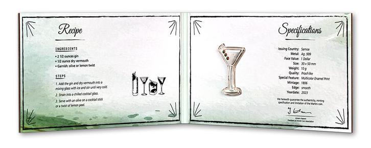 Bijzondere zilveren  munt in vorm van Martini, Postzegels en Munten, Munten en Bankbiljetten | Verzamelingen, Verzenden